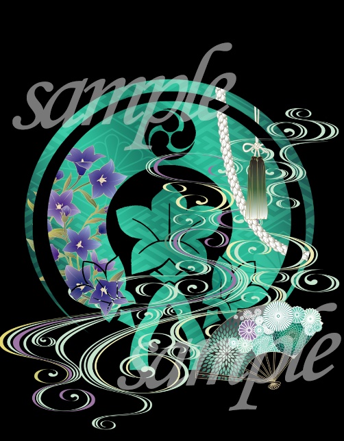 膝丸イメージジップパーカー