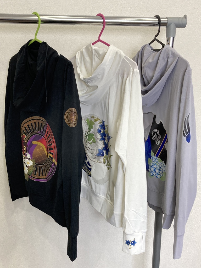 10/9 22時~予定:夏用UVパーカー・半袖Tシャツ