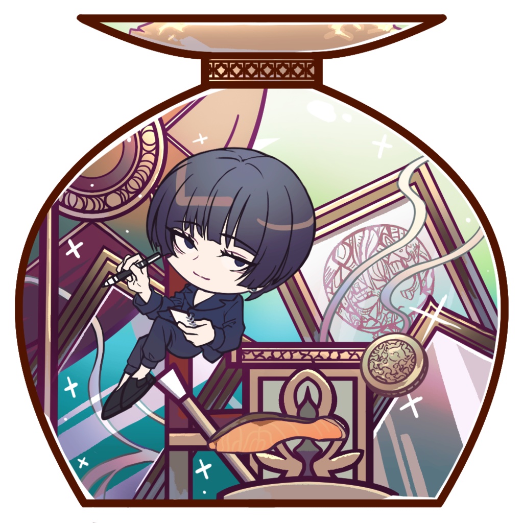 シャカシャカアクキー雛形