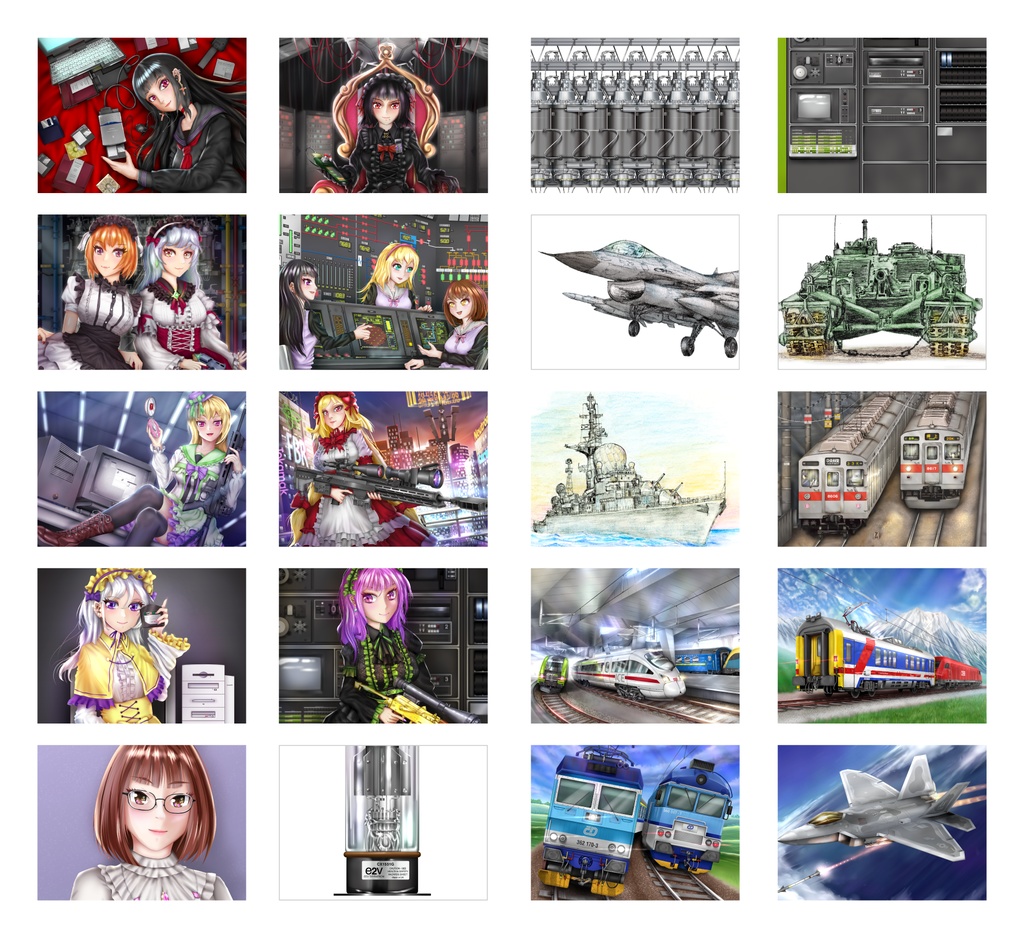 オリジナルイラスト集「NUCLEOИ」