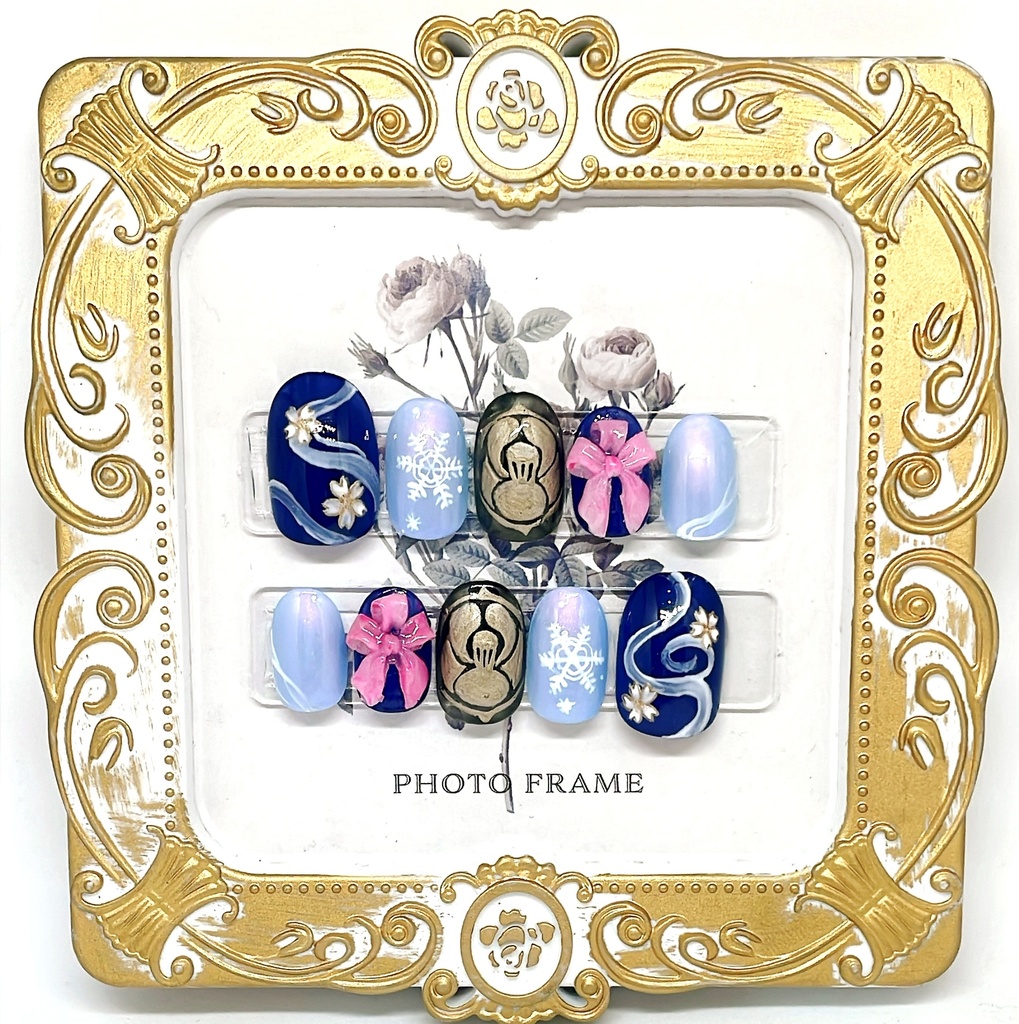 【原神】神里綾華_イメージネイルチップ