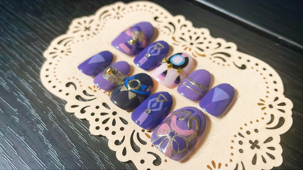 【原神】シトラリー_概念ネイル