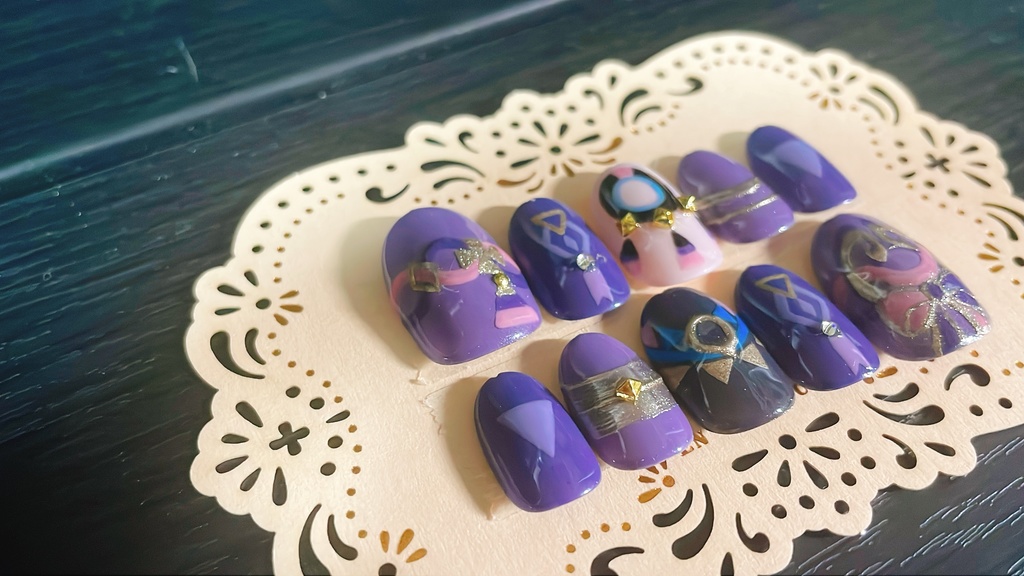 【原神】シトラリー_概念ネイル