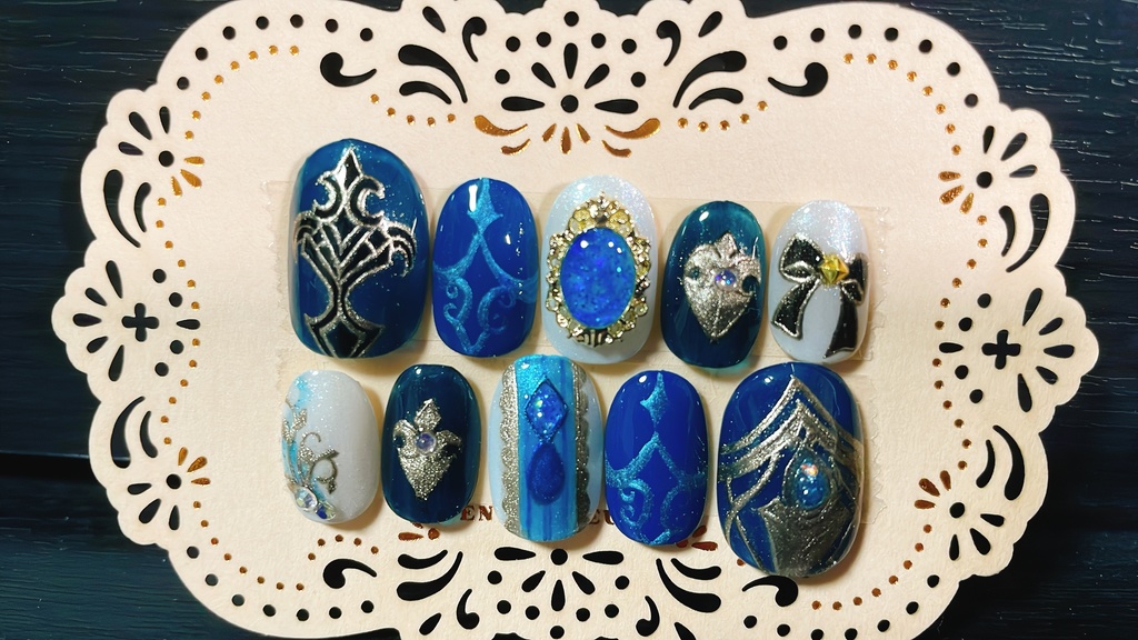 【原神】ヌヴィレット_ネイルチップ