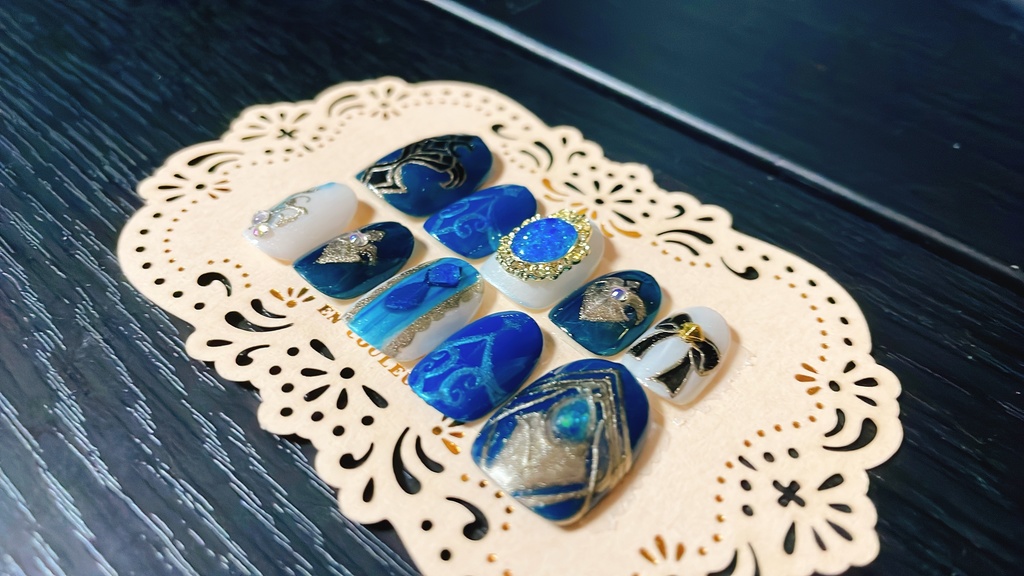 【原神】ヌヴィレット_ネイルチップ