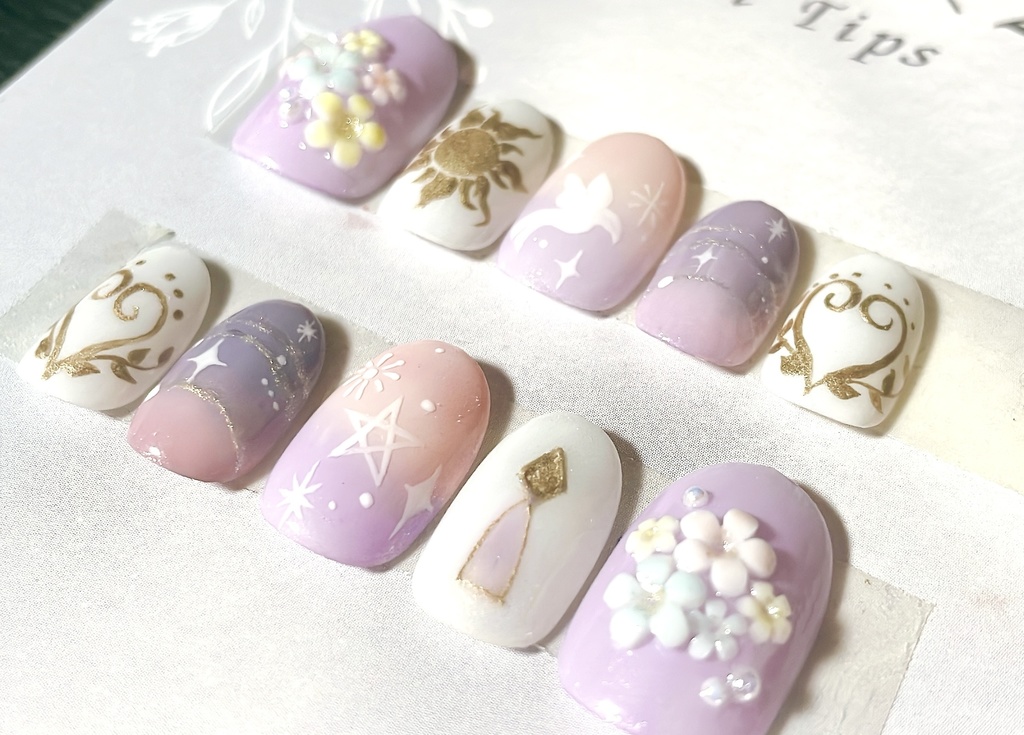 【twst】リドル(夜空のシフォン)_概念ネイル