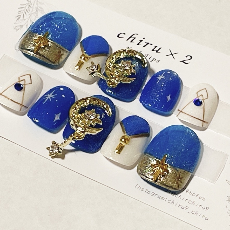 【twst】デュース(星送り)_概念ネイル