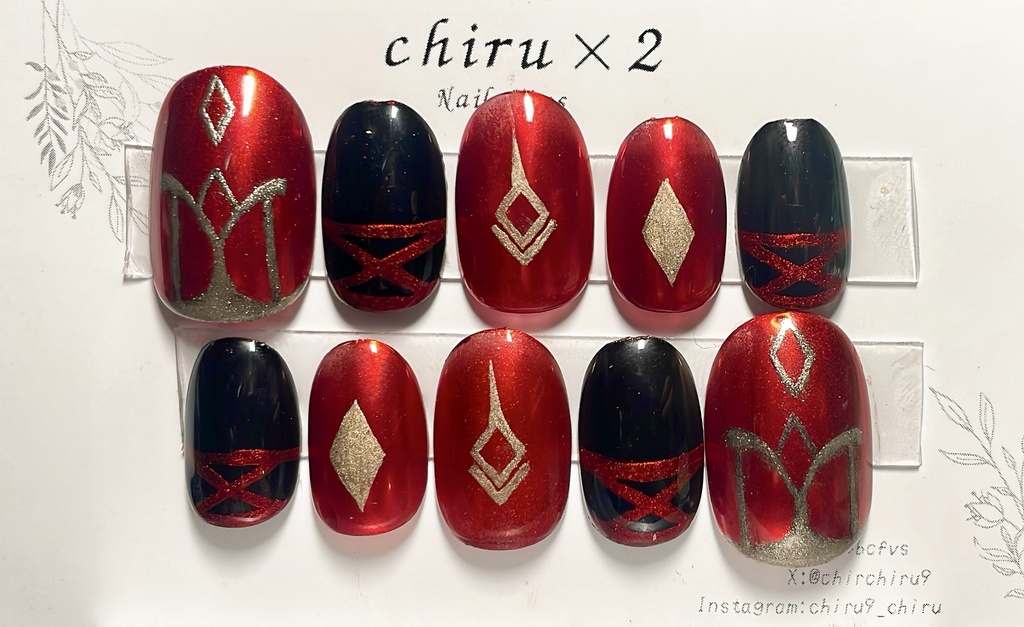 【Fate】モードレッド(通常)_概念ネイル