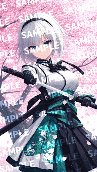 【Android用|8000pxHD動く壁紙】魂魄妖夢