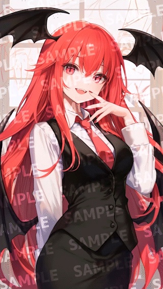 【Android用|8000pxHD動く壁紙】小悪魔