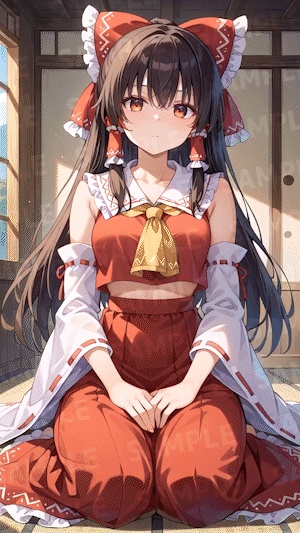 【Android用|8000pxHD動く壁紙】博麗霊夢②