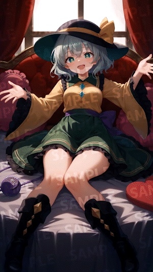 【Android用|8000pxHD動く壁紙】古明地こいし|2差分入り