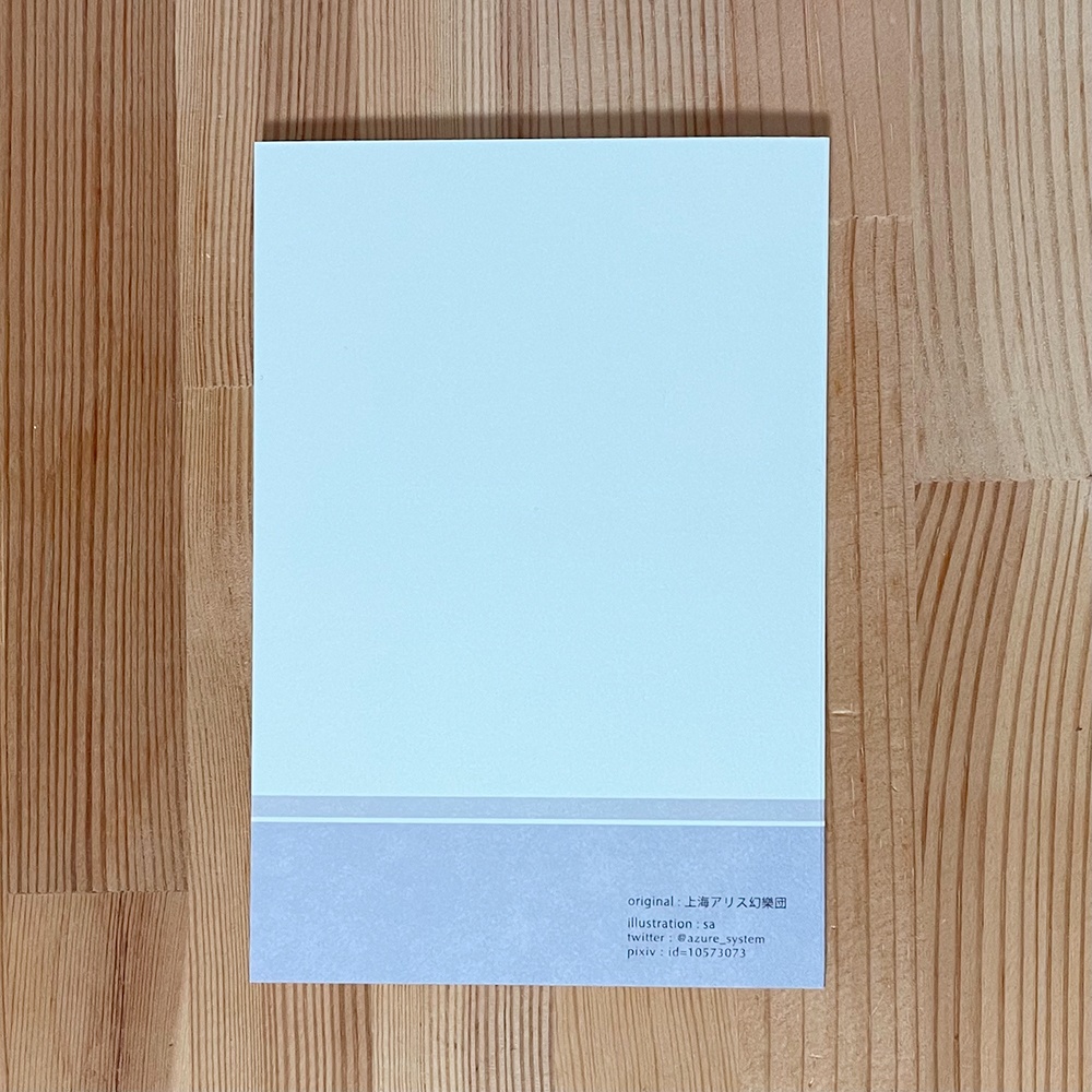 Touhou Project fan art POST CARD BOOK