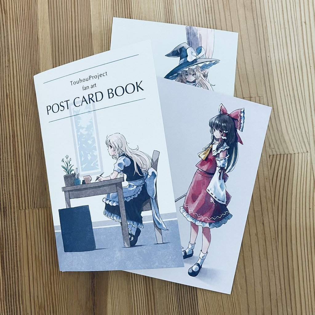 Touhou Project fan art POST CARD BOOK