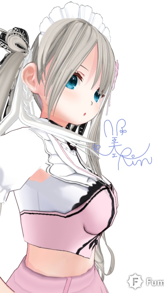 美空りんクリティカルガール衣装スマホ用壁紙写真集3