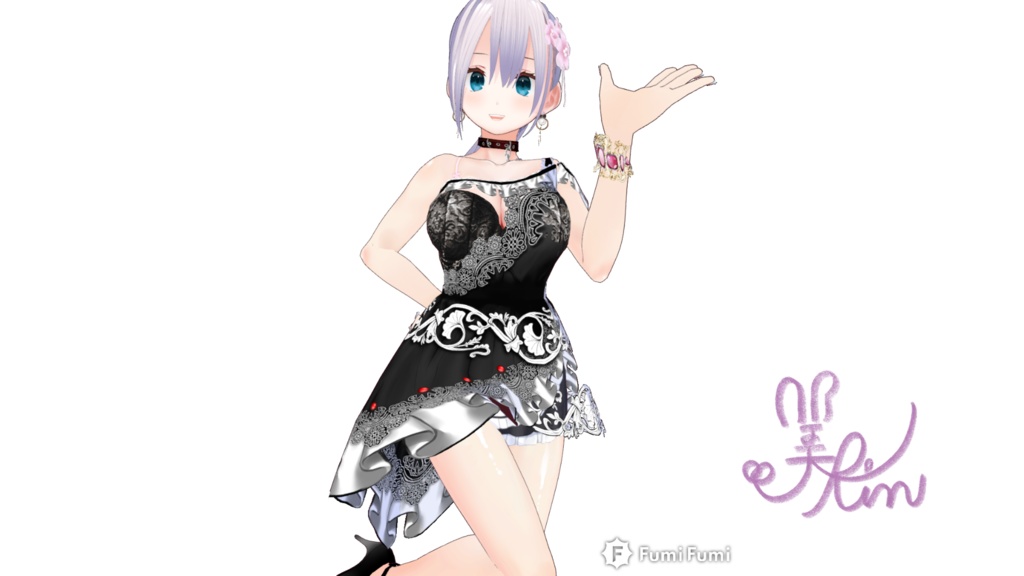 美空りん初期アバターサキュバス写真集その6※5枚入り＋サイン入り写真付き