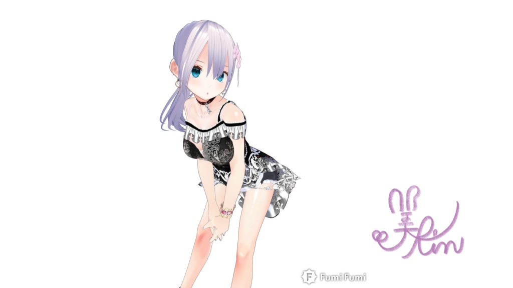 美空りん初期アバターサキュバス写真集その8※5枚入り＋サイン入り写真付き