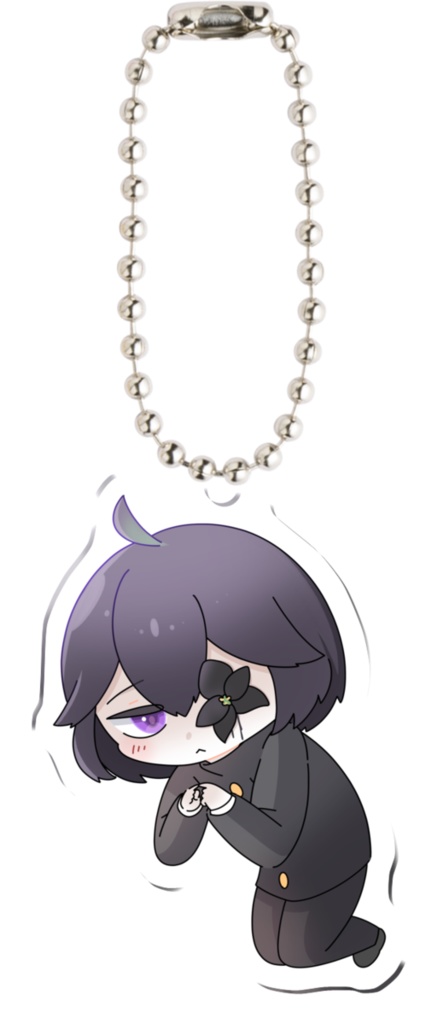 アクリルキーホルダー 百合君