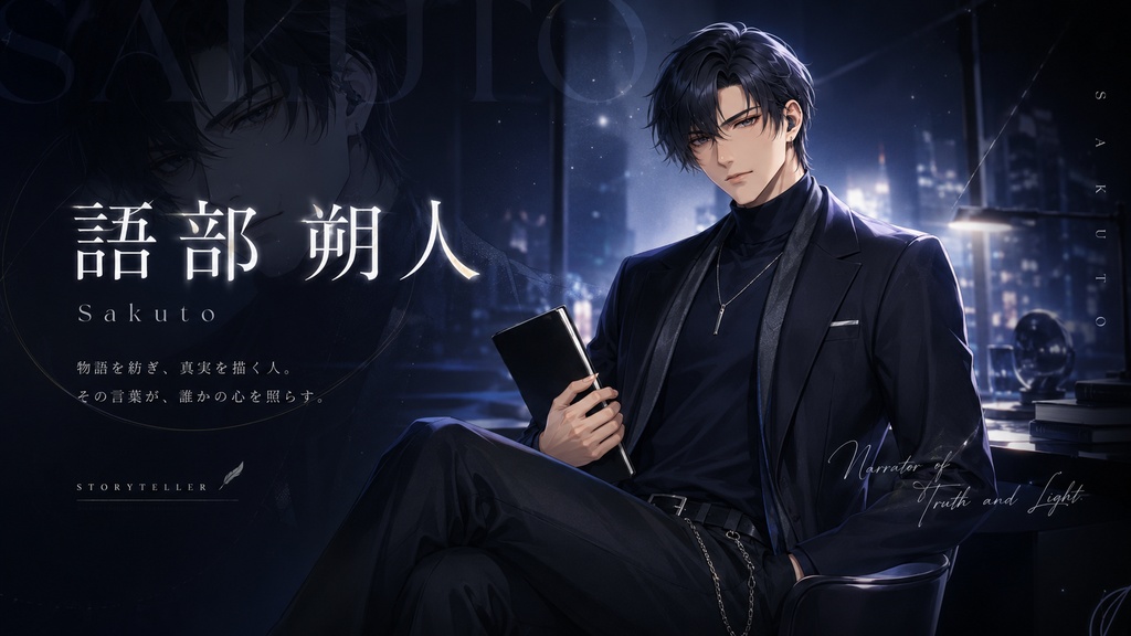 〖商用利用可〗低音ナレーション向けTTS音声モデル Kataribe Sakuto - 語部 朔人 / ニュース・解説・ドキュメンタリー向け読み上げ声 SBV2