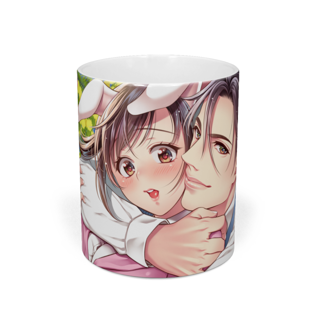 イケメンの森マグカップ（ちゅー専務×うさ妙子）