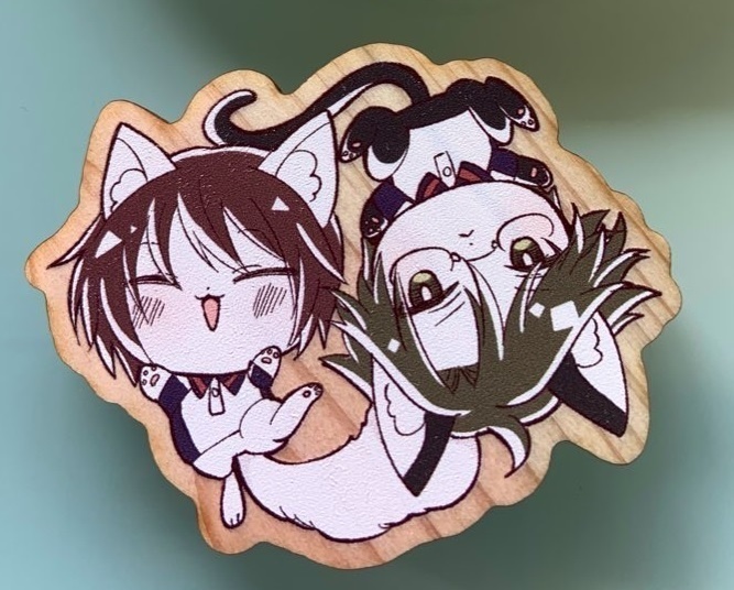 塚不二猫マグネット