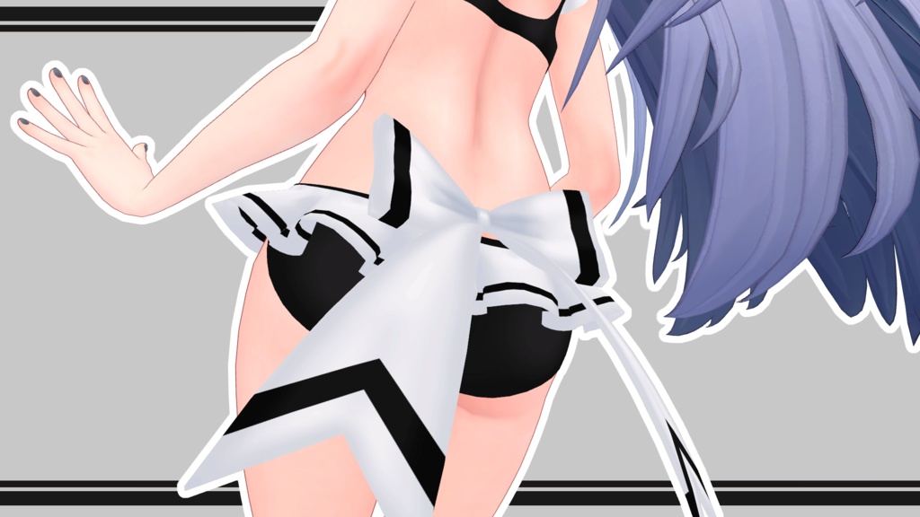 【桔梗用】メイド水着 / Maid Swimsuit for Kikyo