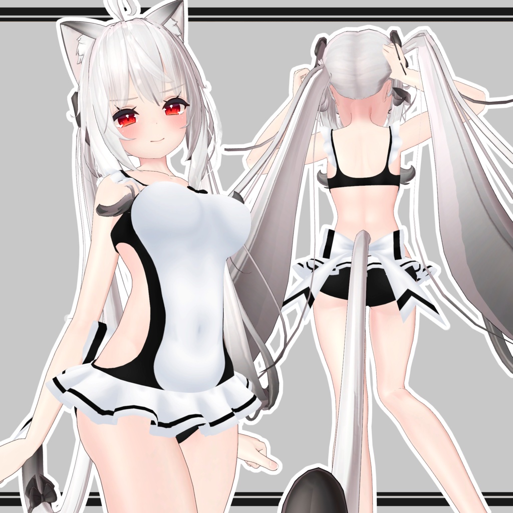 【舞夜用】メイド水着 / Maid Swimsuit for Maya