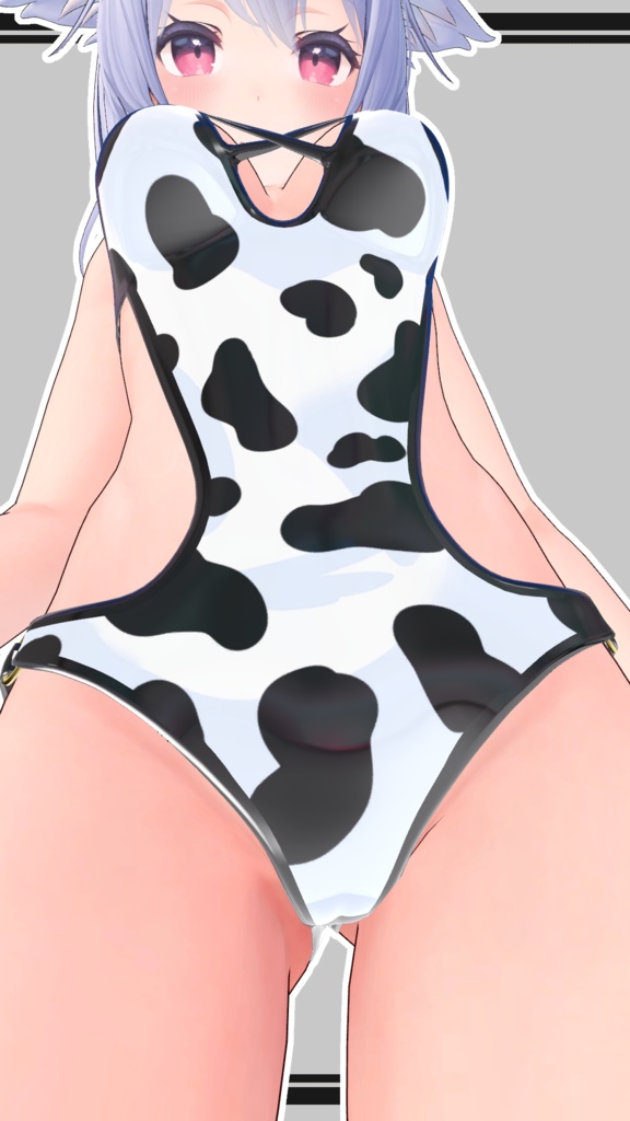 【桔梗用】ワンピース牛水着 / One-piece Cow Swimsuit for Kikyo