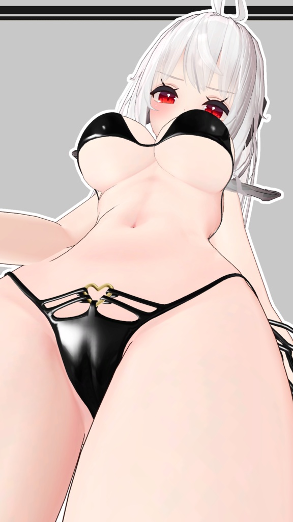 【舞夜用】牛のビキニとカラー / Cow Bikini and Collar for Maya