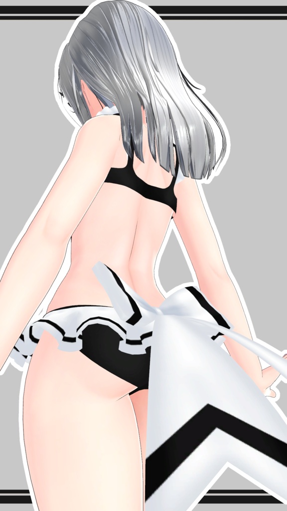 【モフィラ用】メイド水着 / Maid Swimsuit for Mophira
