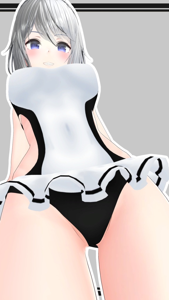 【モフィラ用】メイド水着 / Maid Swimsuit for Mophira
