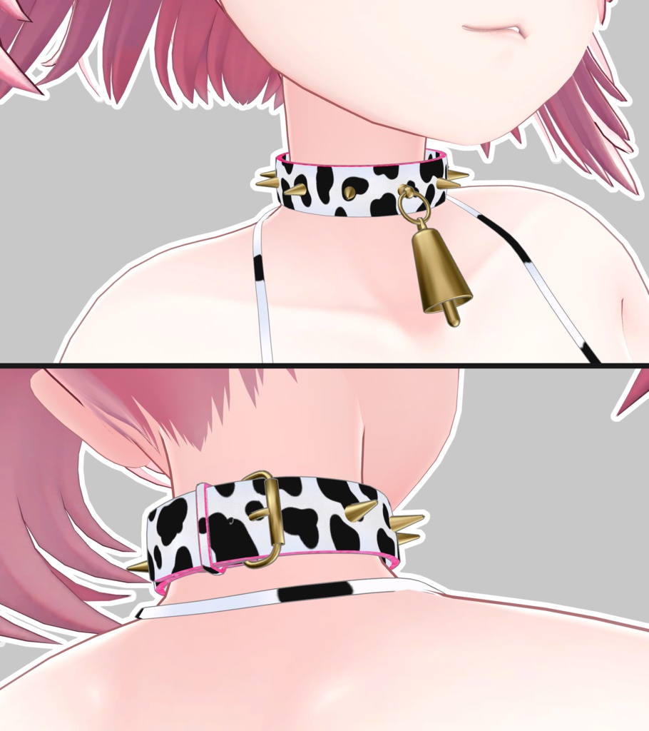 【セレスティア用】Cow Bikini and Collar for Selestia