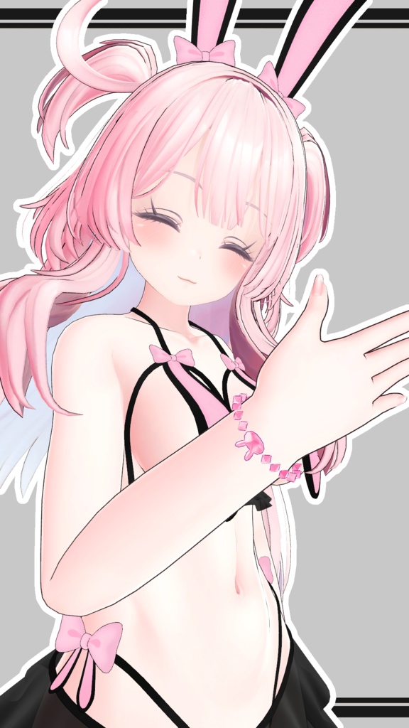 【セレスティア用】Bunny Ear Lingerie for Selestia