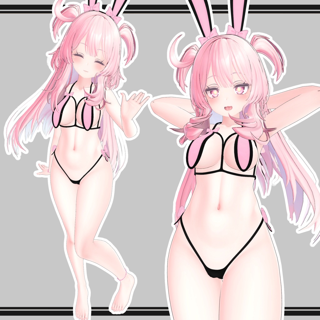 【セレスティア用】Bunny Ear Lingerie for Selestia