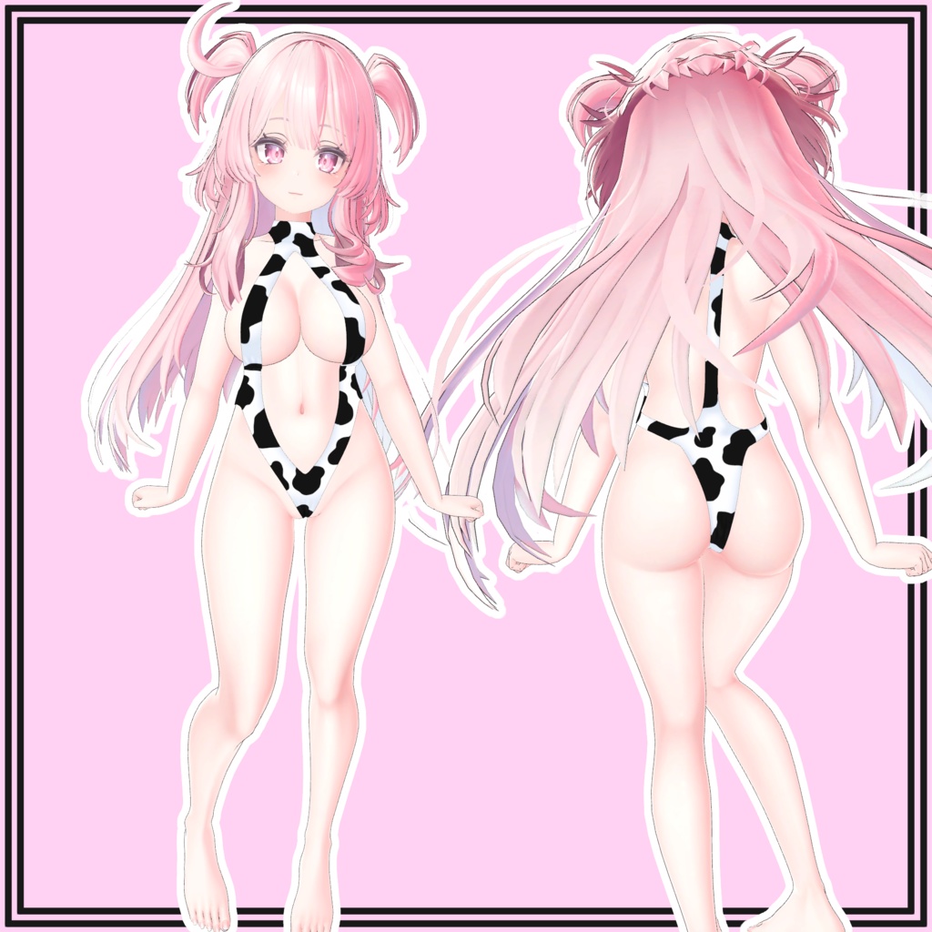 【セレスティア用】Center Cutout Swimsuit for Selestia