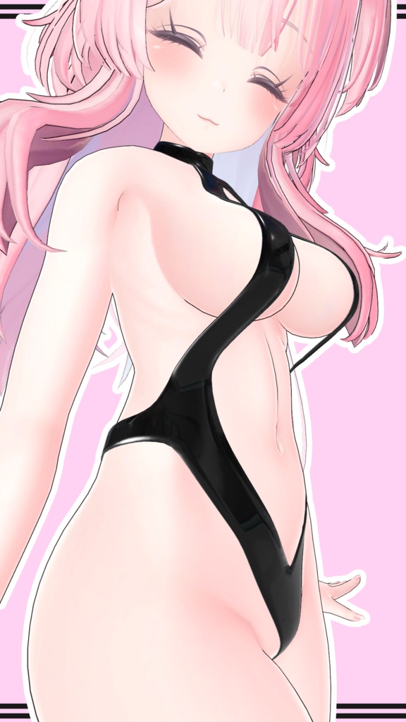 【セレスティア用】Center Cutout Swimsuit for Selestia