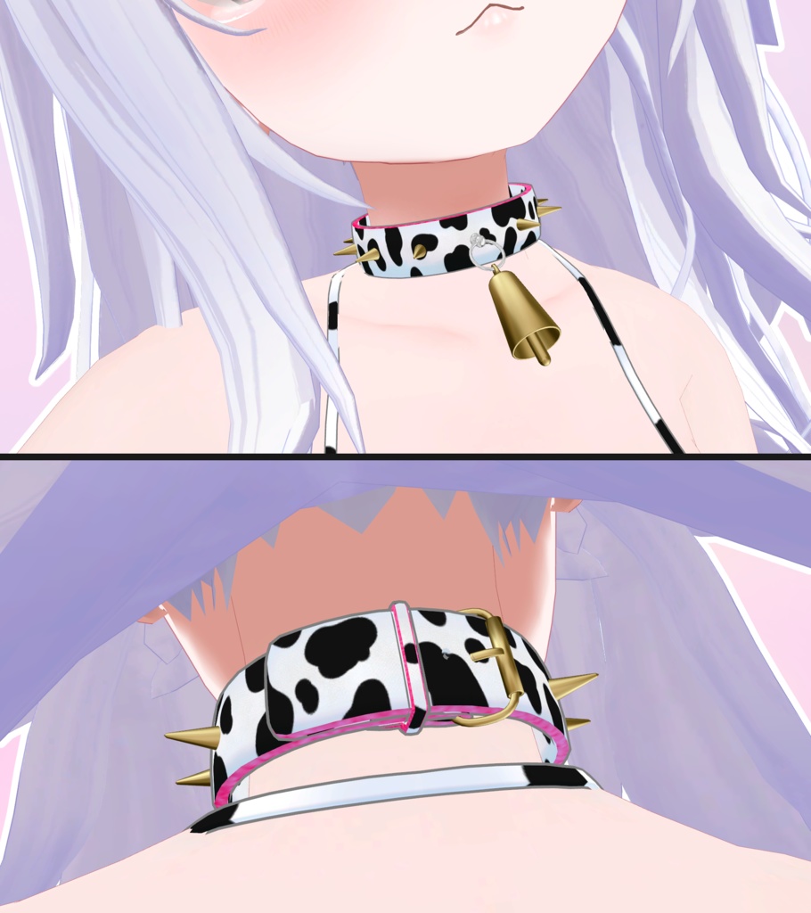【INABA用】Cow Bikini and Collar for INABA