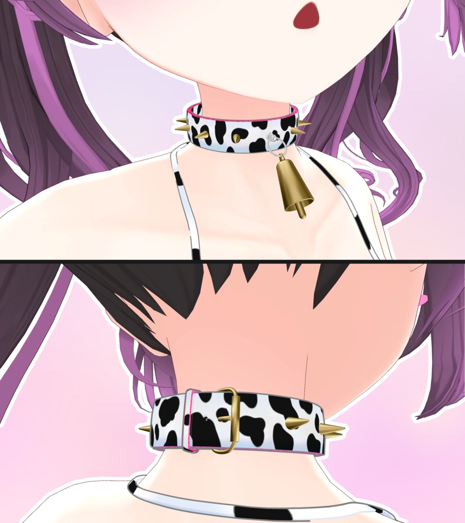 【あのん用】Cow Bikini and Collar for Anon