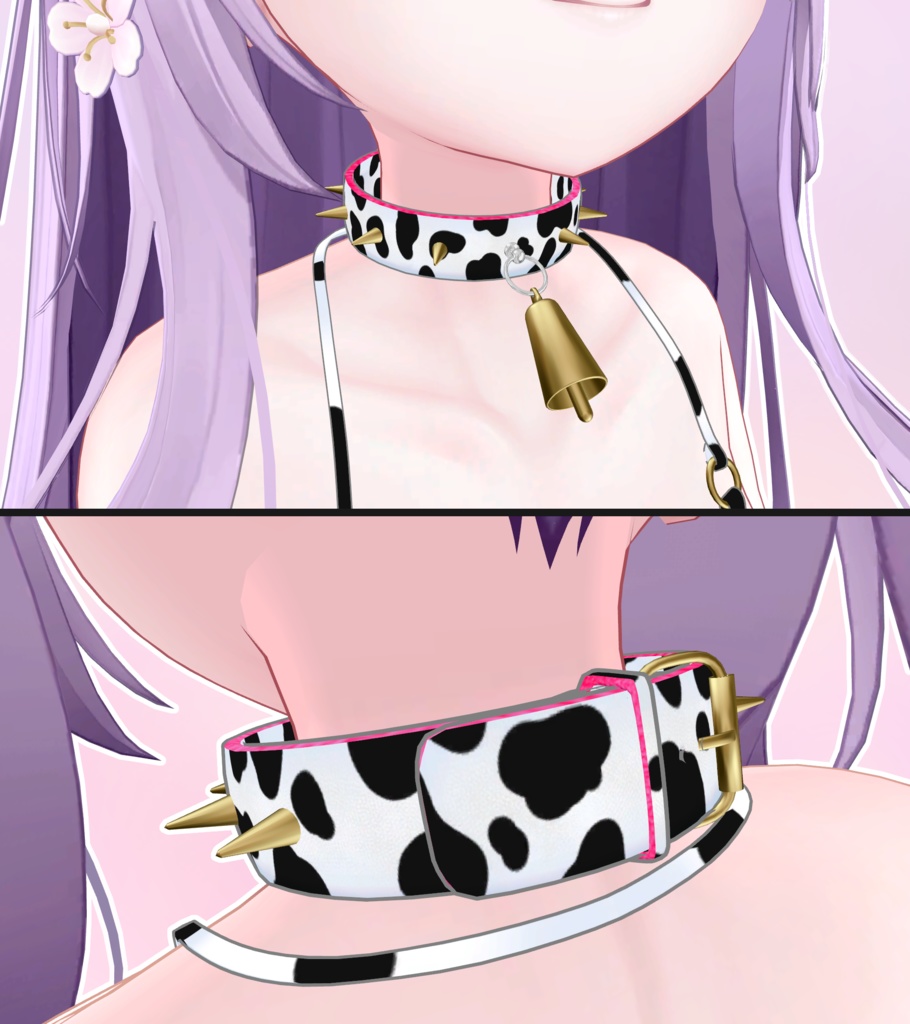 【萌用】Cow Bikini and Collar for Moe