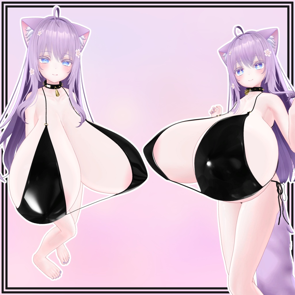 【萌用】Cow Bikini and Collar for Moe with Giant Breasts 缩略图 5