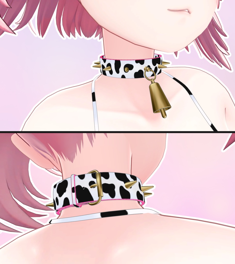 【セレスティア用】Cow Bikini and Collar for Selestia with Giant Breasts 缩略图 5