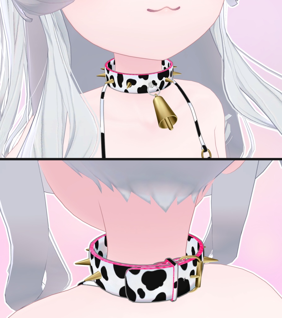 【ライム用】Cow Bikini and Collar for Lime