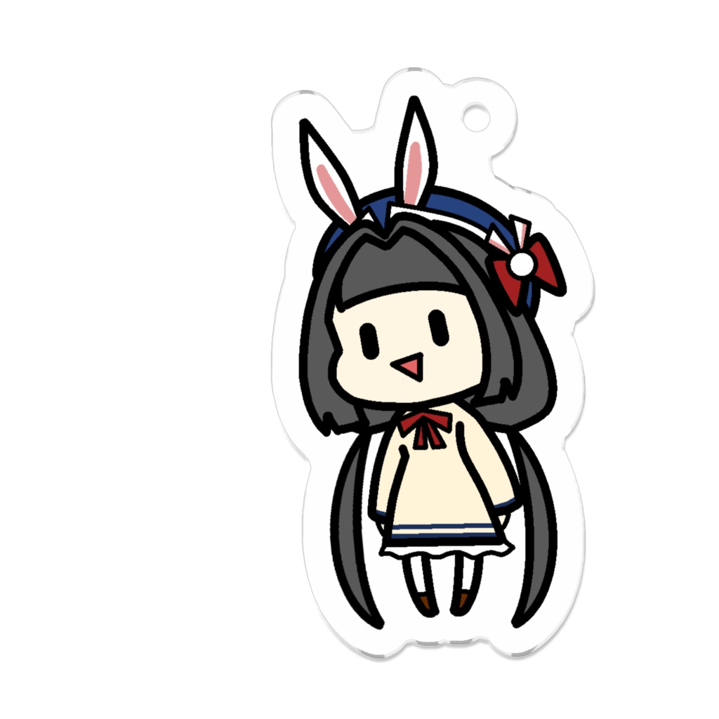 烏兎宮がさらっと描いた虚無顔アクキー