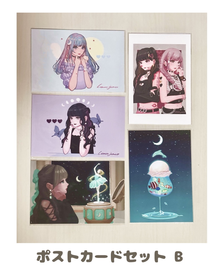 ポストカードセット 4種