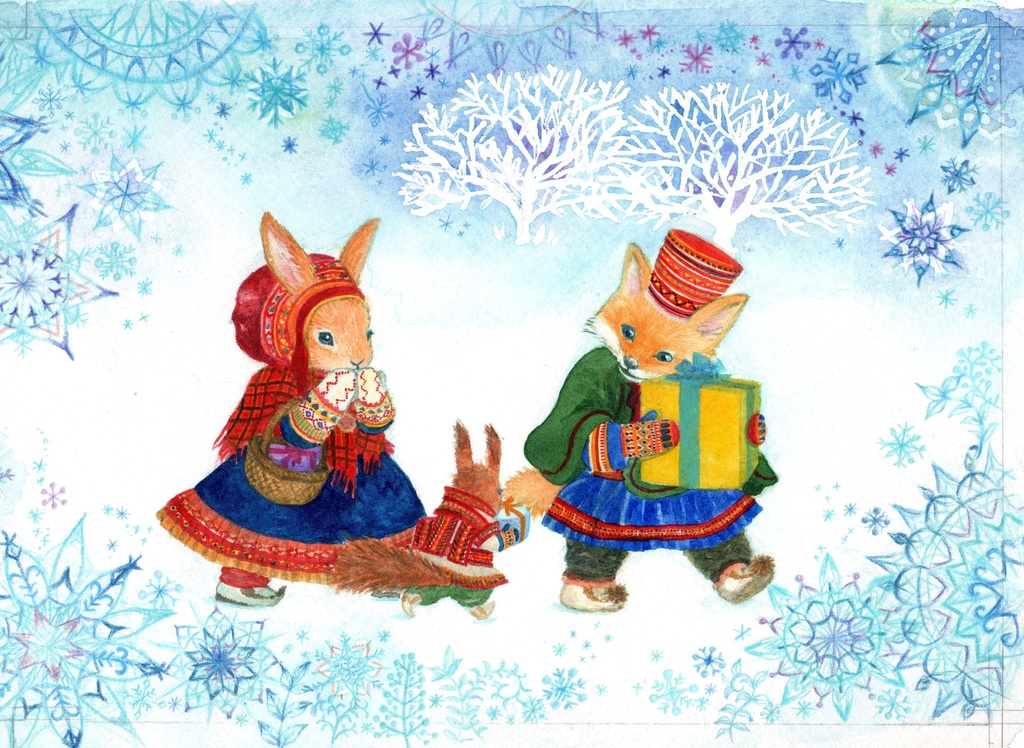 【マスキングテープ】北の森のどうぶつたち