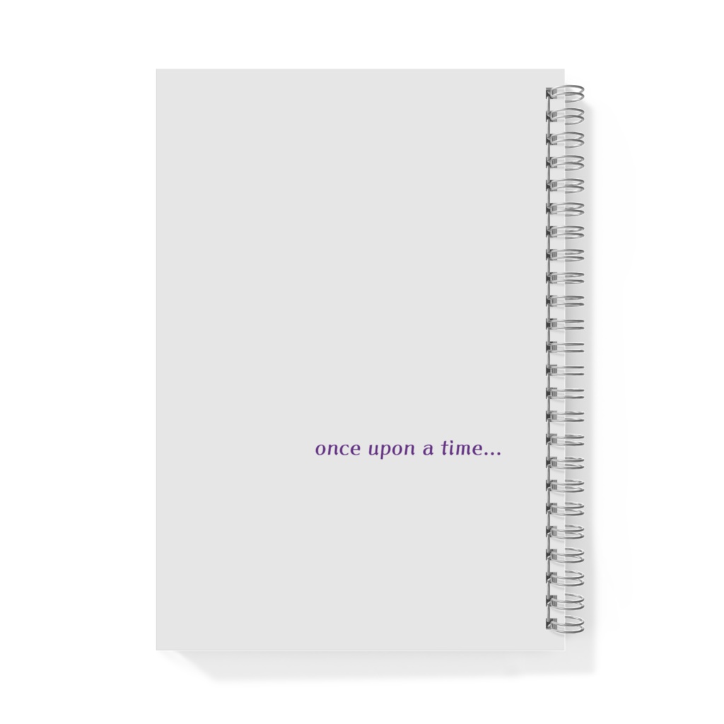 【リングノート】「once upon a time...」シリーズ・purple