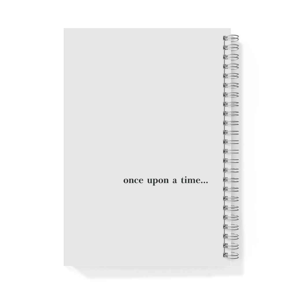 【リングノート】「once upon a time...」シリーズ・black