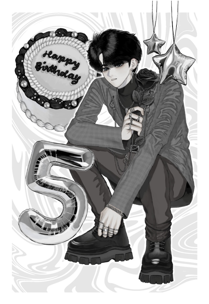 ポストカードC 离麻(りま)誕生日