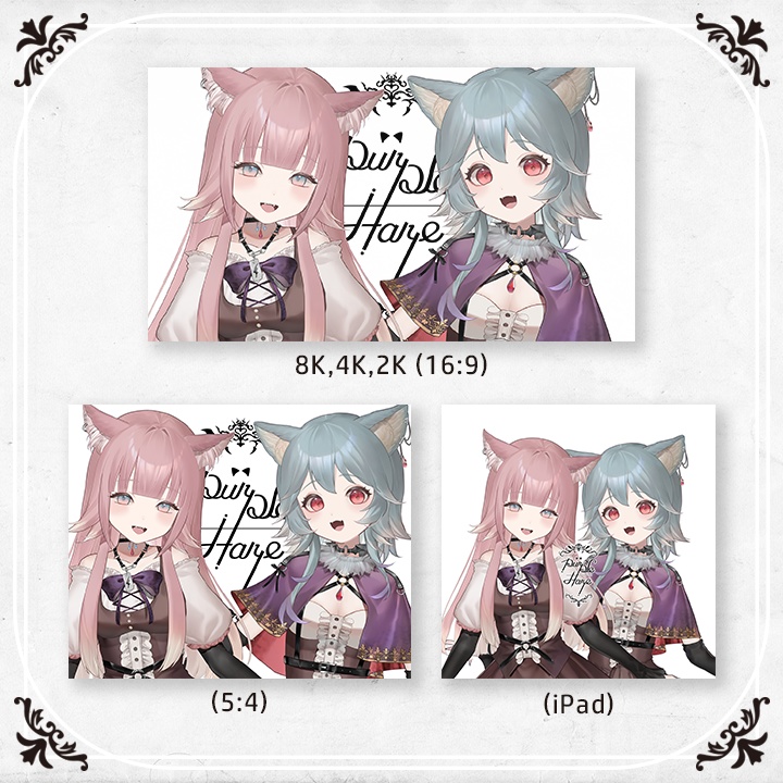 【無料配布】壁紙DL - YouTube登録者400人特典 - purple/Haze