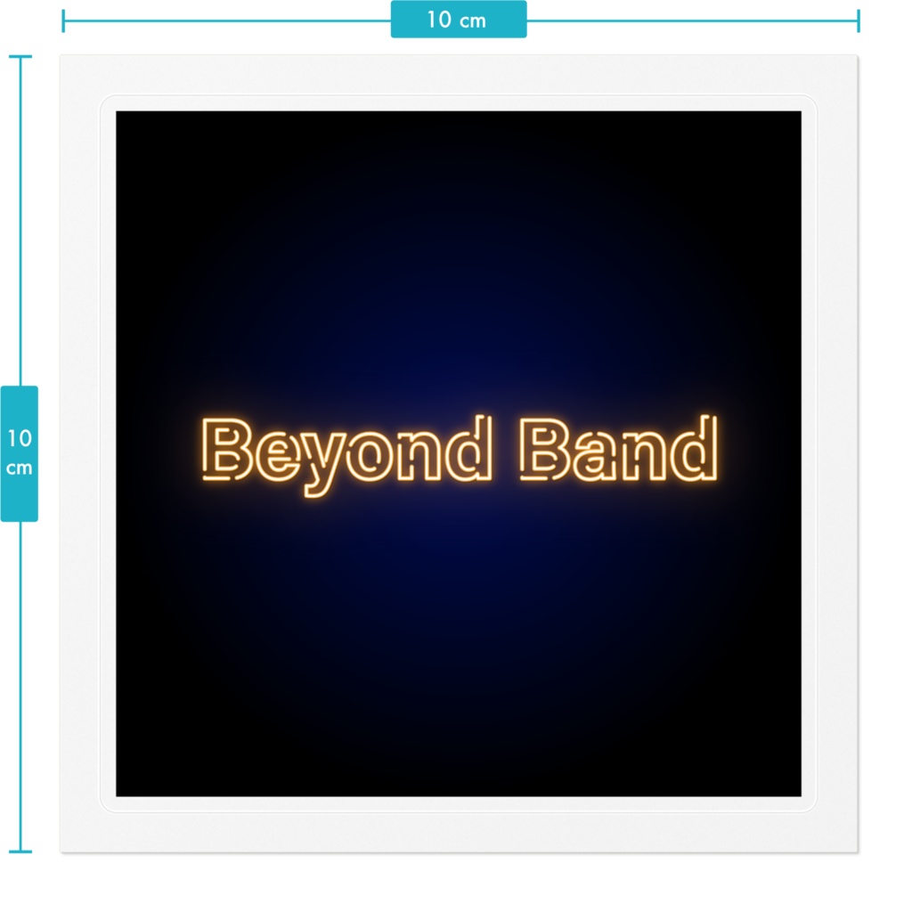 Beyond Band ネオンロゴ ステッカー